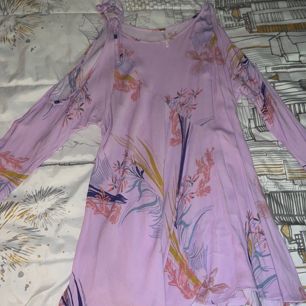 Free People floral tunic